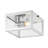 Bechtold Farmhouse Industrial Square Iron/Glass Case LED Flush Mount-2119606188-2066472389