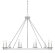 Poynor 10 - Light Candle Style Wagon Wheel Chandelier