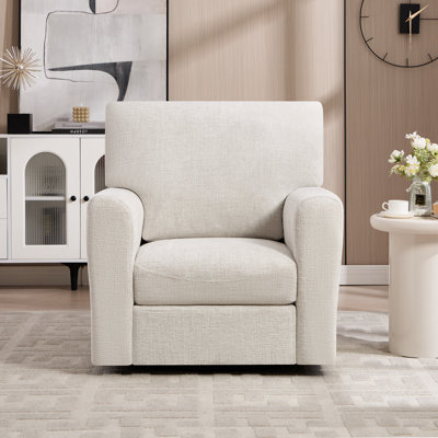 Fauteuil pivotant rembourré 34 po