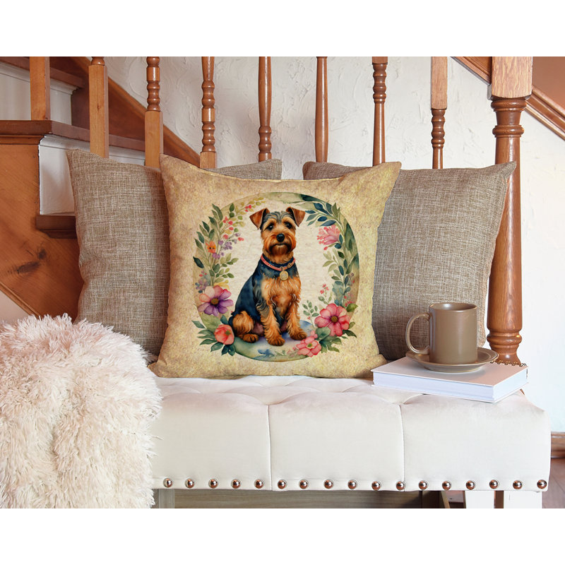 Other/No Pattern Outdoor Throw Pillow, 14" H x 14" W x 3" D