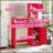 Elegant Vanity Desk With Mirror, LED Light Strip, And Ample Storage, Perfect For Modern Bedrooms And Makeup Routines.