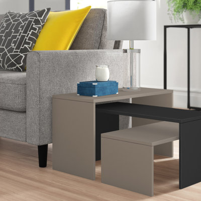 Paris 3 Piece Nest of Coffee Tables Set