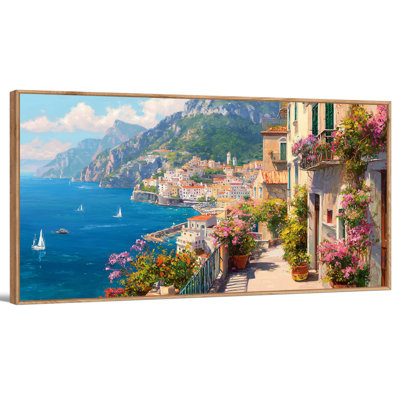  Art mural encadré, art méditerranéen Italie