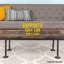 1/2 po  X 24 po Pieds de table industriels robustes avec brides rondes - paquet de 4-1876471284