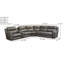 Canapé modulaire en cuir inclinable Dazzle