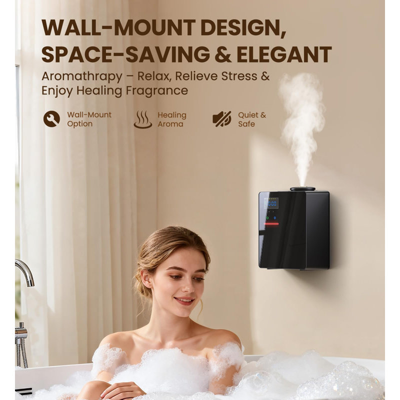 Diffuseur intelligent d'huiles essentielles sans eau froide avec contrôle de l'application et fonctionnalité CVC