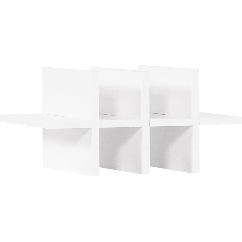 Robena 8 Bottle Tabletop/Countertop Wine Bottle Rack in White