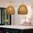 Artibrannan 1 - Light Seagrass Dome Pendant-370272444
