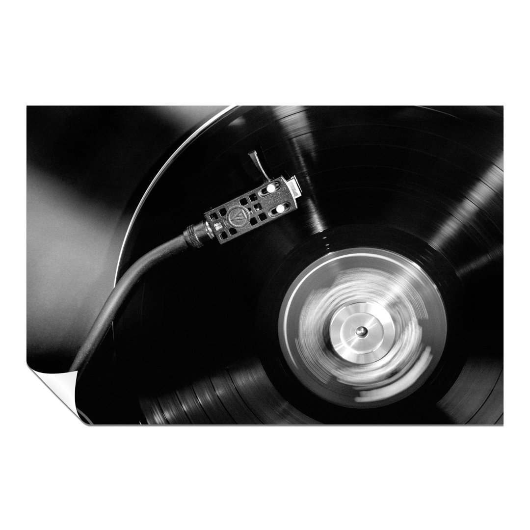 Panther Print Fine Art Prints Black & White Vintage Record Player Artistic Unframed Poster, Pictures For Home Walls, Bedroom, Living Room & Bathroom D