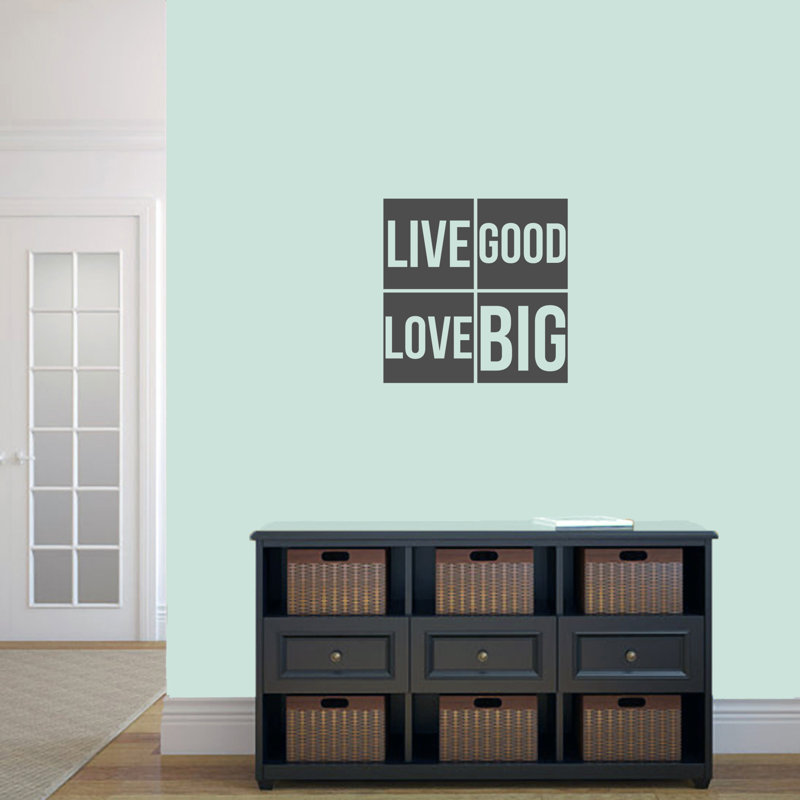 Décalcomanie murale big good love big Weathers, Gris foncé