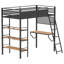 Lit mezzanine simple à 3 tablettes Campus-122623052
