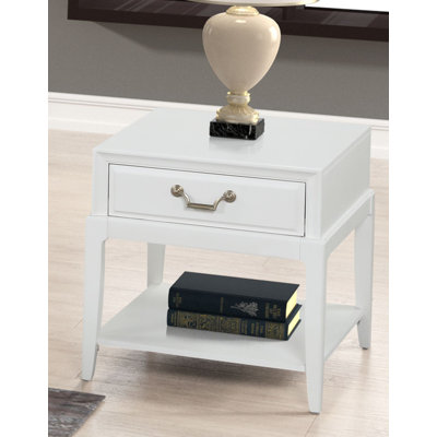 Table de bout avec rangement Alayna