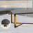 Outdoor Patio Metal Black Large Coffee Tables