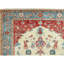 Tapis bleu et rouge noué à la main de haute qualité