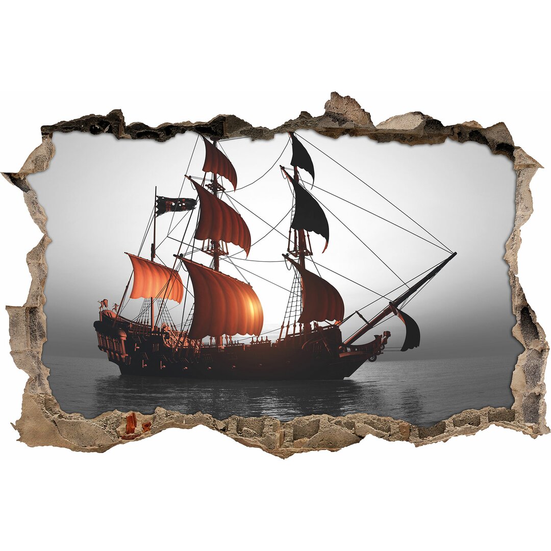 Wandtattoo Gewaltiges Segelschiff