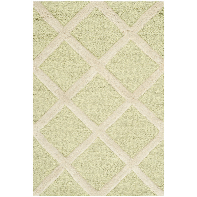Sanyla Hand Tufted Wool Geometric Rug