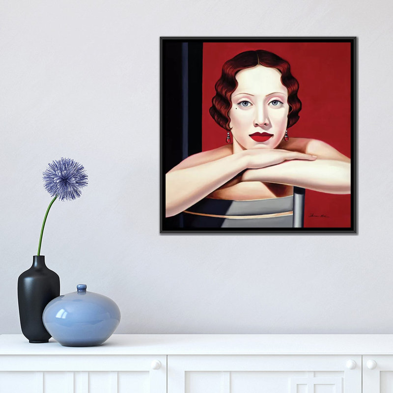«Berlin, 1924» par Catherine Abel, impression sur toile tendue, H 18 po x l 18 po x P 1,5 po, Toile avec cadre noir