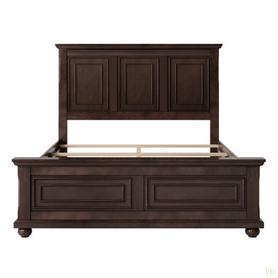 Traditional Town and Country Style Pinewood Vintage Tall Headboard Bed Frame