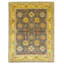 High-Quality Hand-Knotted Blue And Cream Area Rug
