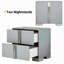 Ensemble de commode 3 pièces avec 2 tables de chevet-337098934