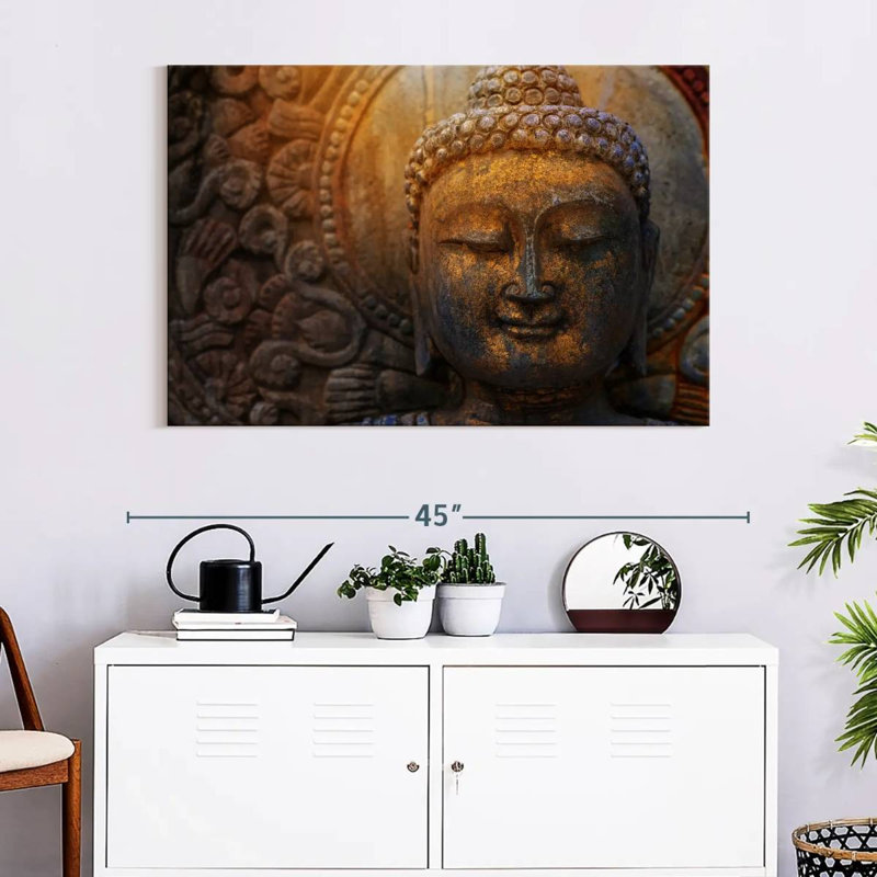 Adella Sunlit Buddha Statue, 26" H x 39" W