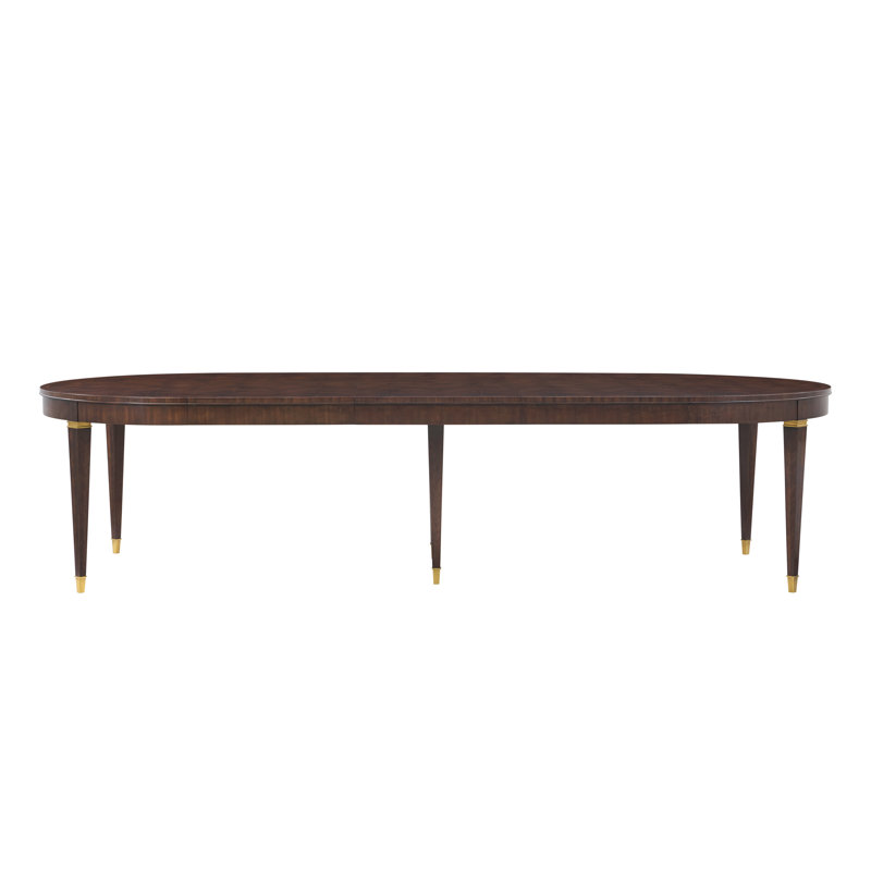 Marlborough By Alexa Hampton Round Dining Table, Brown