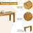 Solid Wood Acacia Outdoor Bench