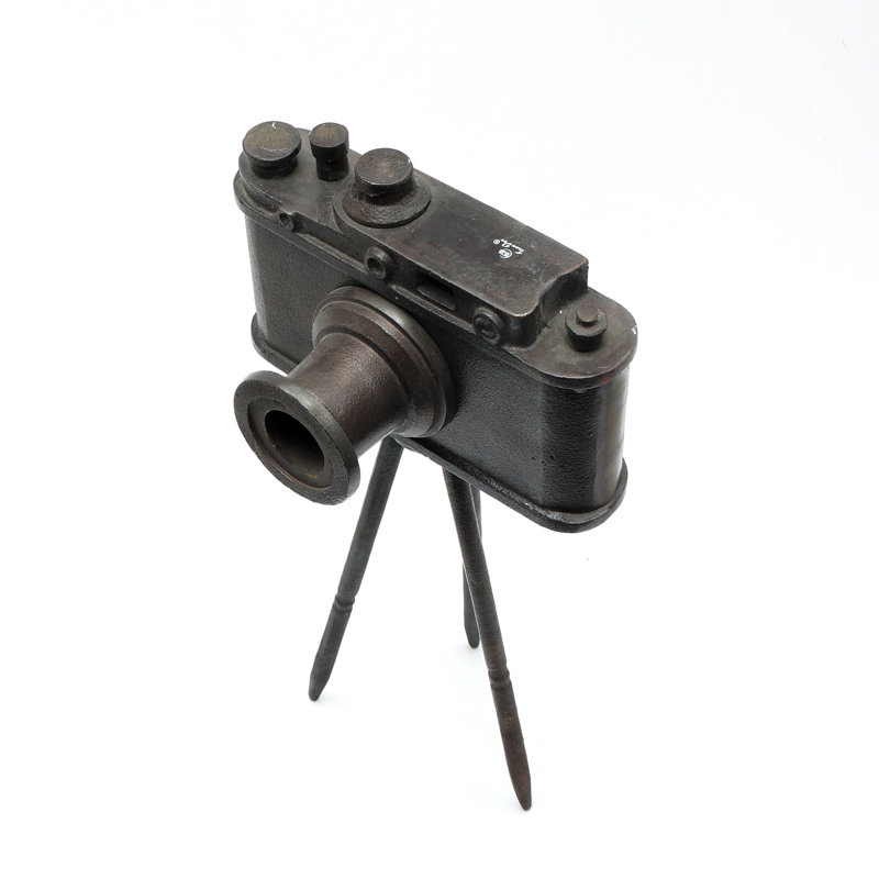 Decorative Aluminium Camera-Table Décor-Tabletop Object-8X4.5X14.5"
