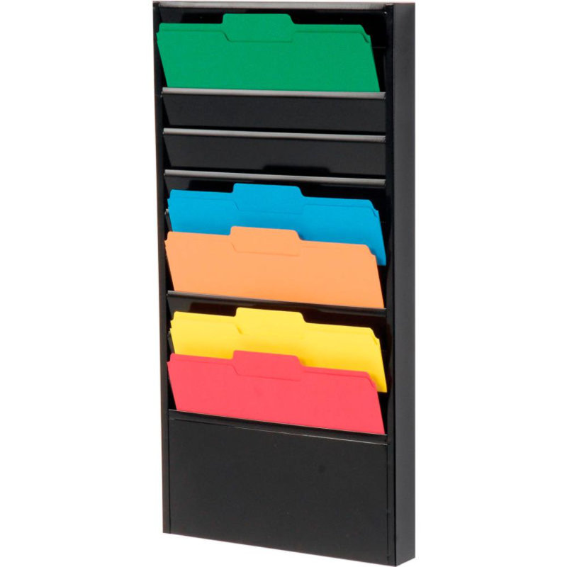 Classeur médical, Noir, H 26,25 po x l 13,25 po x P 1,94 po