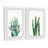 " Cactus Bloom V Diptych " 2 Piece Art Watercolor Set-29546891