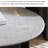 Round microcrystalline stone coffee table