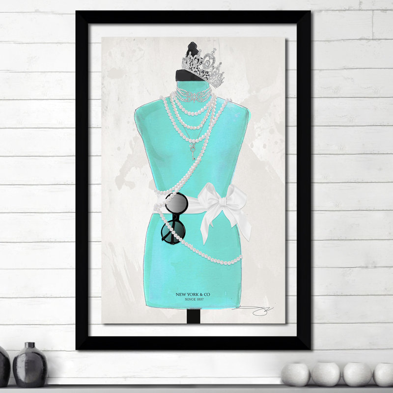 «Dress for Success Nyc», impression, Cadre noir, H 27,5 po x l 21,5 po x P 0,75 po