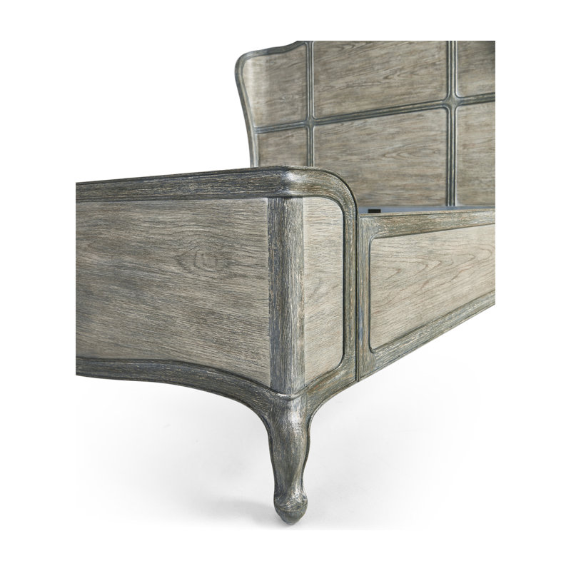 Arlingham Solid Wood Wingback Bed