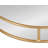 Modern Glam Metal Nesting Trays | Decorative Round Shape With Handles And Mirror Surface