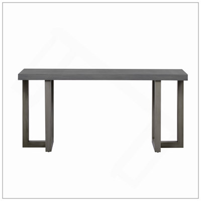Geometric Design Console Table With Solid Pine Legs,Suitable For Entryway, Hallway, Living Room, Bedroom