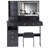 Large Vanity Table With LED Mirror, Power Station And Storage-40748815