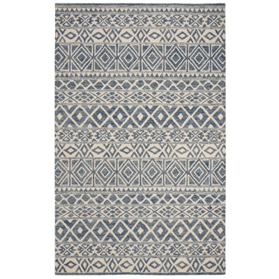 Tapis ivoire / bleu touffeté à la main Lauren Ralph Lauren Theresa