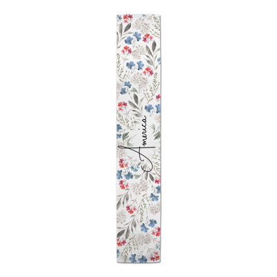 Floral America Table Runner