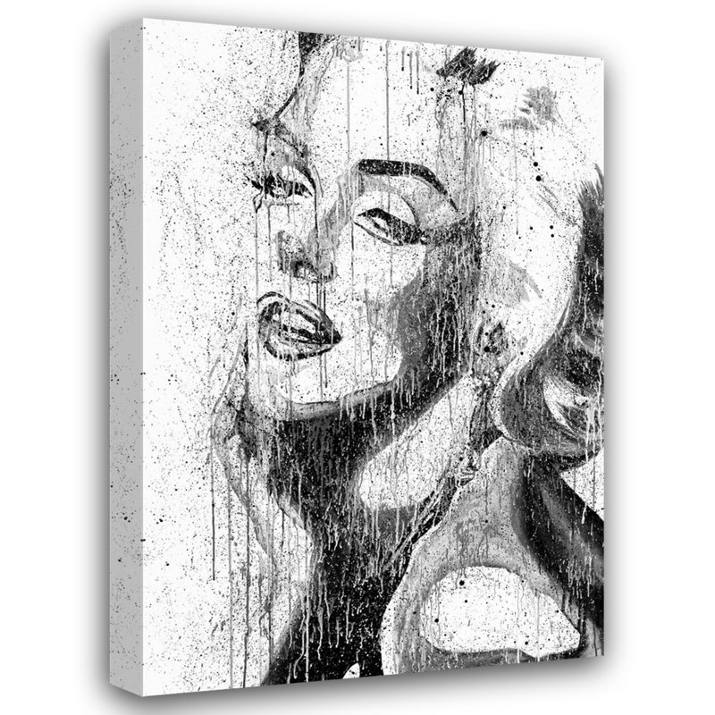 Marilyn par Pratikacha Muir - reproduction d'art sur toile tendue, H 24 po x l 20 po x P 1,5 po