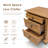 Roscoe 3-Drawer Nightstand-312829951