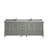 Aberdeen 84'' Double Bathroom Vanity with Quartz Top-94240504-94240499