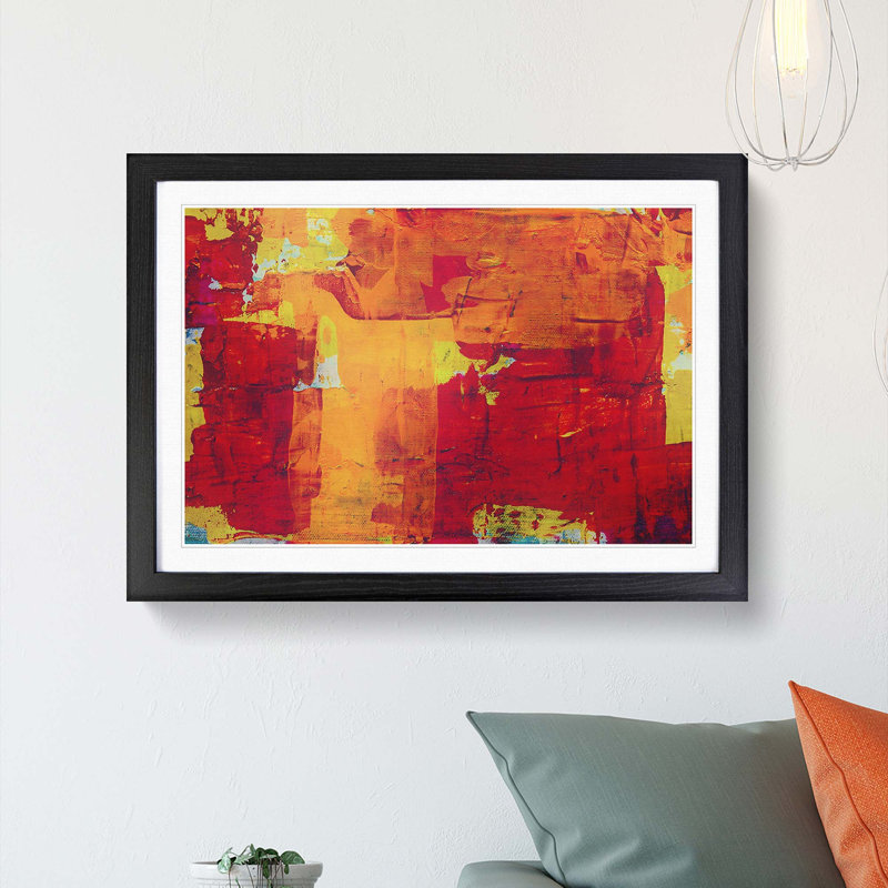 Abstract Vol.404 by S.Johnson - Framed Print, 27cm H x 36cm W x 2cm D, Black Framed