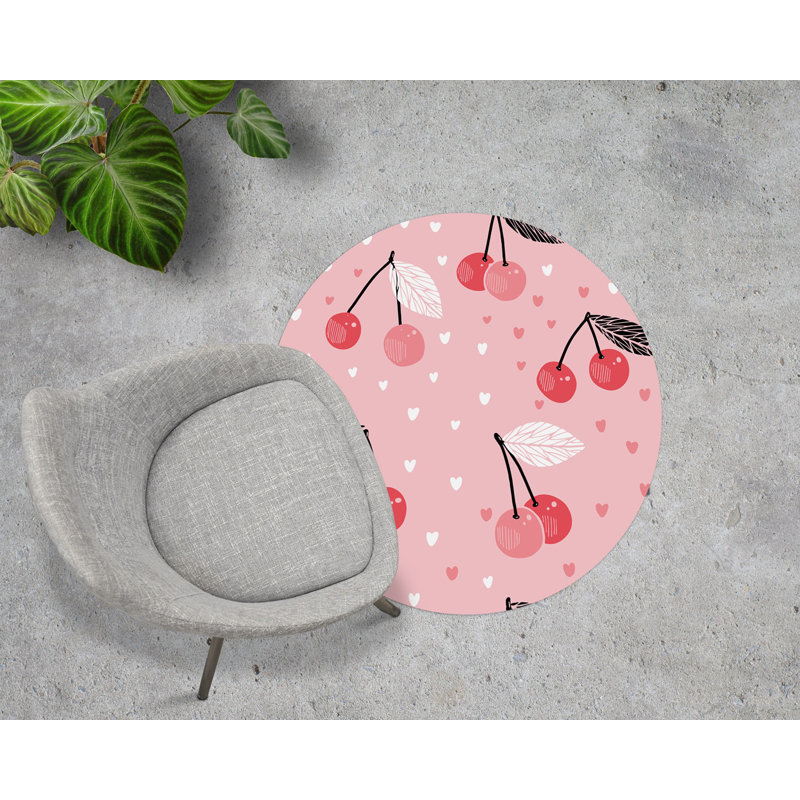Rodinna Hard Floor Straight Round Chair Mat