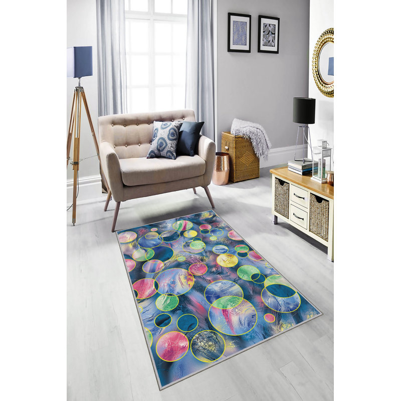 Premium Hall Carpet, 31.5 x 78.7 Inches | 100% Polyester, Antibacterial | 0.04 in Pile Height, Non-Slip Underside, Machine Washable | 3D Digital Printing | Ideal for Living Room & Entryway, Easy Maintenance