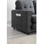 Futon rembourré Laquavious 55