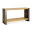 Console, table d'appoint étroite avec tablette inférieure pour le salon, vestibule