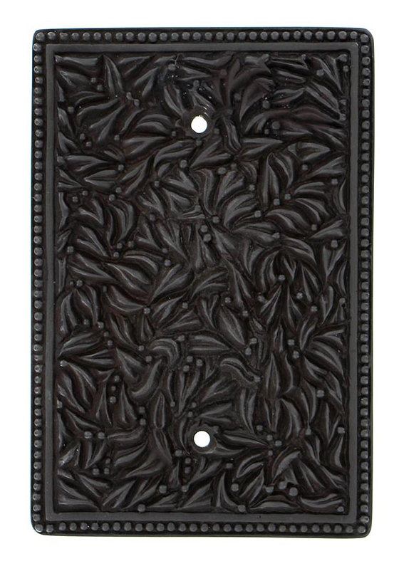 San Michele Blank Wall Plate, Oil-Rubbed Bronze