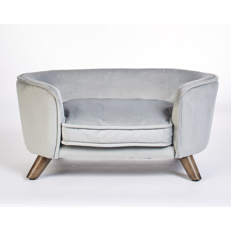Polyester Pet Bed, Grey