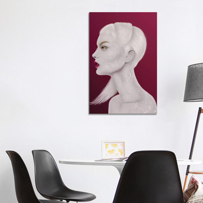 Pearl 1 Piece Wrapped Canvas Wall Art