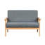 Causeuse grise 45 po Meichele